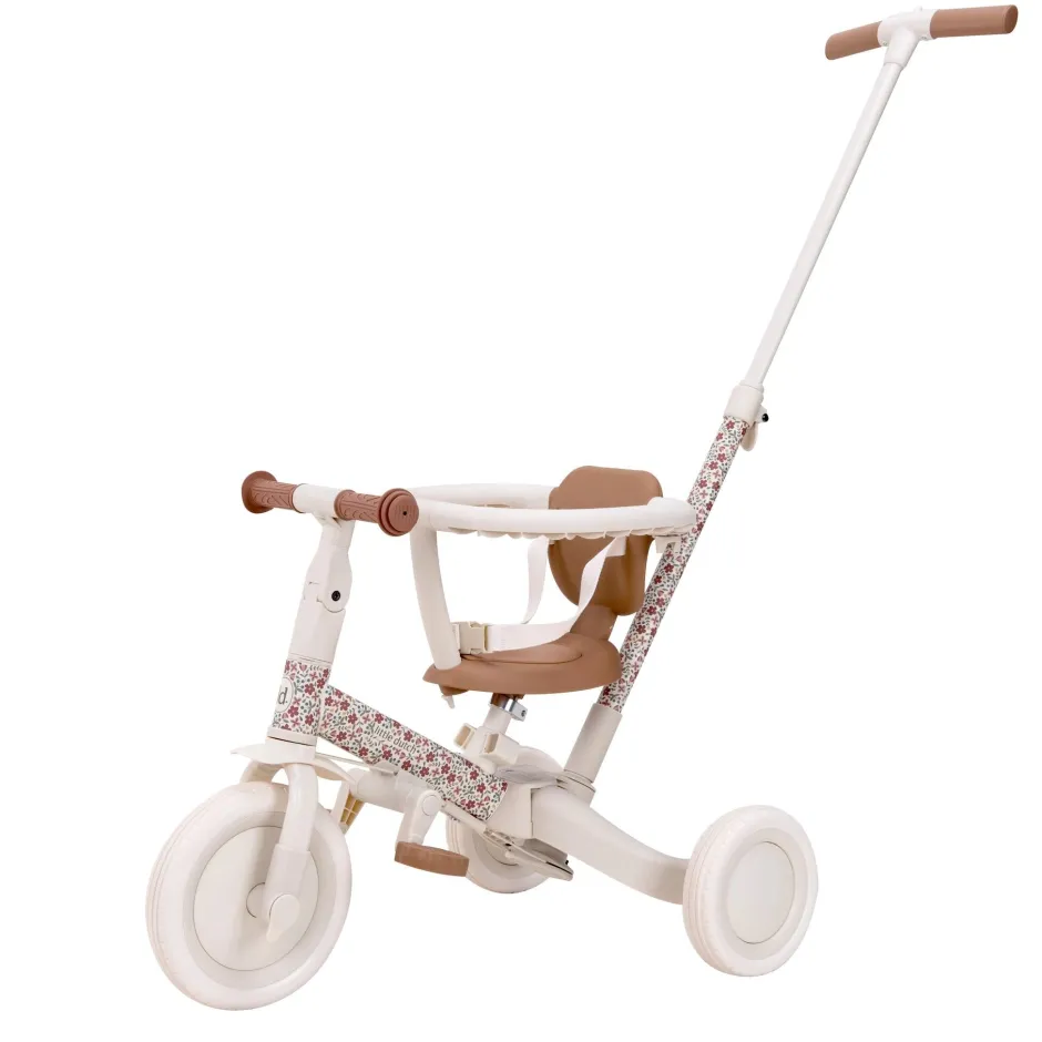 Little Dutch Driewielers|Buitenspeelgoed^4 in 1 Driewieler Off White