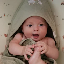 Little Dutch Verschoning|Aankleedkussenhoezen^Aankleedkussenhoes - Groen - Little Farm