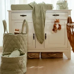 Little Dutch Verschoning|Aankleedkussenhoezen^Aankleedkussenhoes - Groen - Essentials