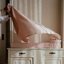 Little Dutch Verschoning|Aankleedkussenhoezen^Aankleedkussenhoes - Roze - Essentials