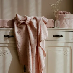 Little Dutch Verschoning|Aankleedkussenhoezen^Aankleedkussenhoes - Roze - Essentials