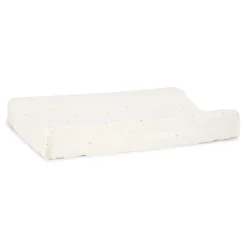 Little Dutch Verschoning|Aankleedkussenhoezen^Aankleedkussenhoes - Wit - Newborn Naturals - Moon & Stars