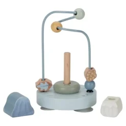 Little Dutch Educatief Speelgoed|Houten Speelgoed^Activiteiten spiraal - Blauw - Forest Friends