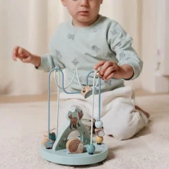 Little Dutch Houten Speelgoed|Educatief Speelgoed^Activiteiten spiraal - Blauw - Forest Friends