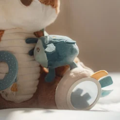 Little Dutch Educatief Speelgoed^Activiteitenknuffel Vos - Blauw - Forest Friends