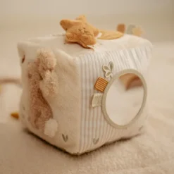 Little Dutch Educatief Speelgoed^Activiteitenkubus - Beige - Newborn Naturals