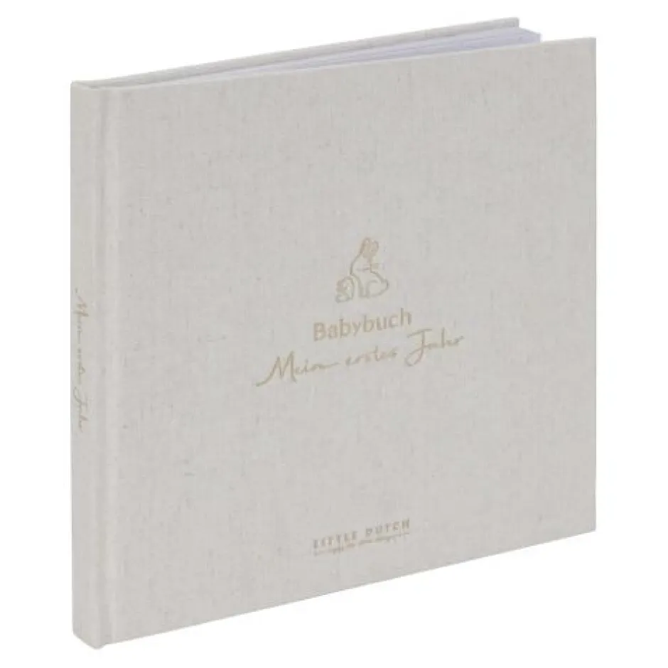 Little Dutch Boeken^Babyboek - Beige - Baby Bunny - DE