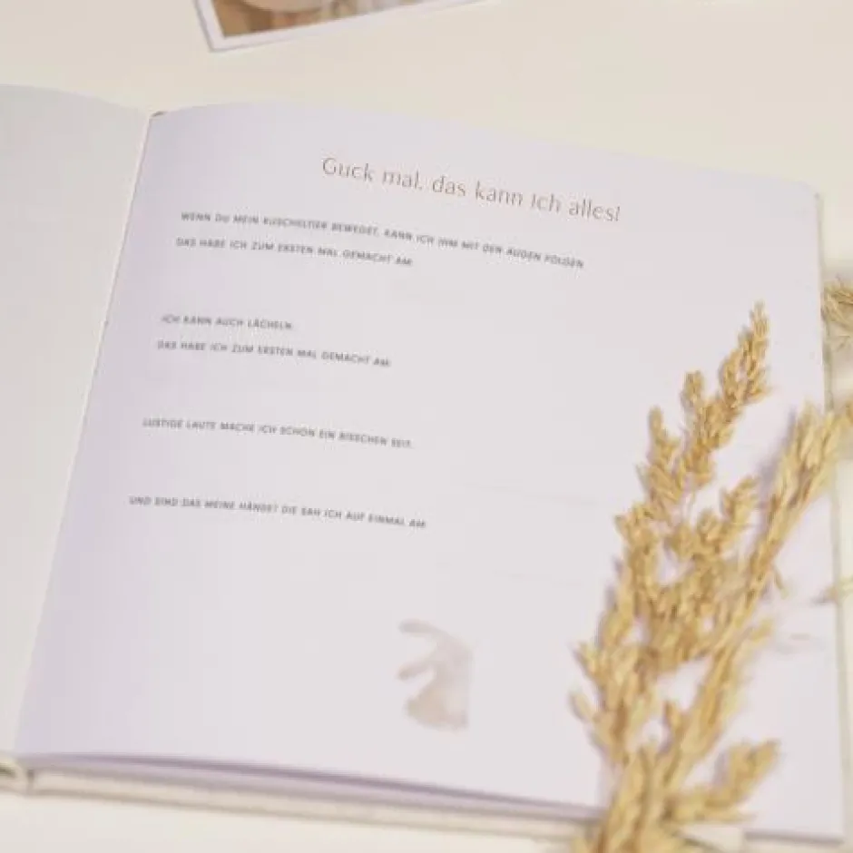 Little Dutch Boeken^Babyboek - Beige - Baby Bunny - DE