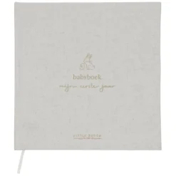 Little Dutch Boeken^Babyboek - Beige - Baby Bunny - NL