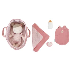 Little Dutch Zachte Poppen|Poppen^Babypop Rosa Little Pink Flowers