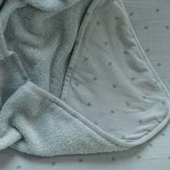 Little Dutch Omslagdoek|Badcape Baby^Badcape - Blauw - 75 x 75 - Essentials