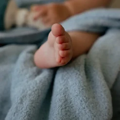 Little Dutch Omslagdoek|Badcape Baby^Badcape - Blauw - 75 x 75 - Essentials