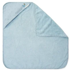 Little Dutch Badcape Baby|Omslagdoek^Badcape - Blauw - 100 x 100 - Essentials