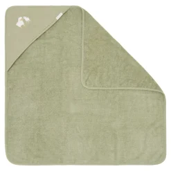 Little Dutch Badcape Baby|Omslagdoek^Badcape - Groen - 100 x 100 - Little Farm