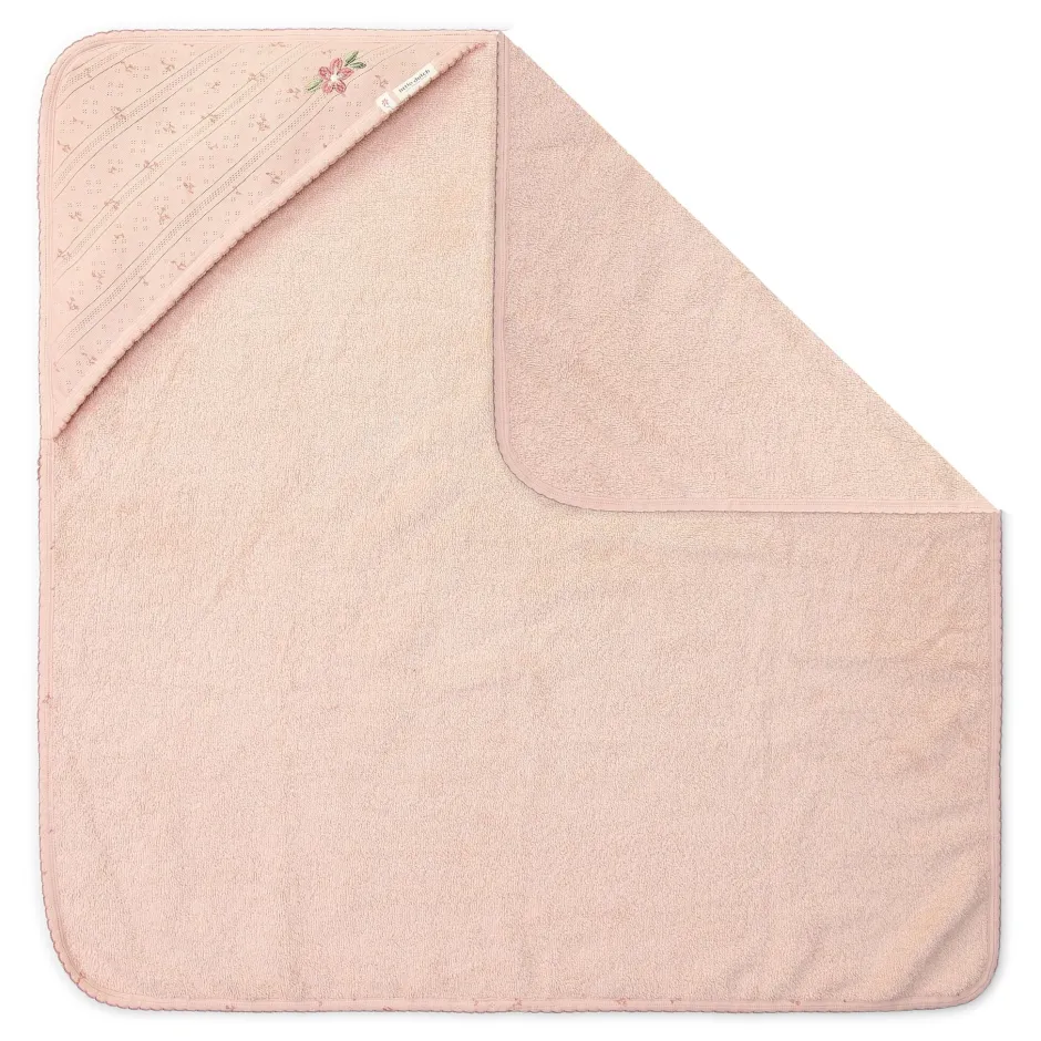Little Dutch Badcape Baby|Omslagdoek^Badcape - Roze - 100 x 100 - Essentials