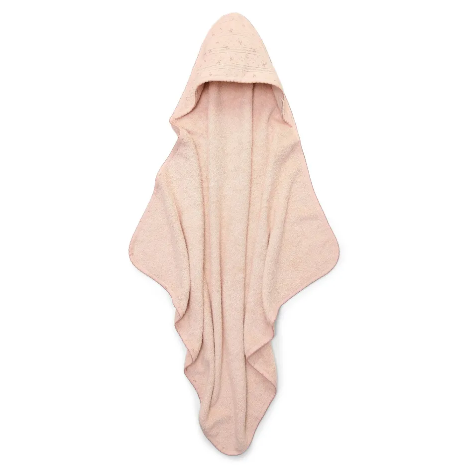 Little Dutch Badcape Baby|Omslagdoek^Badcape - Roze - 75 x 75 - Essentials