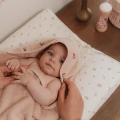 Little Dutch Badcape Baby|Omslagdoek^Badcape - Roze - Fairy Garden