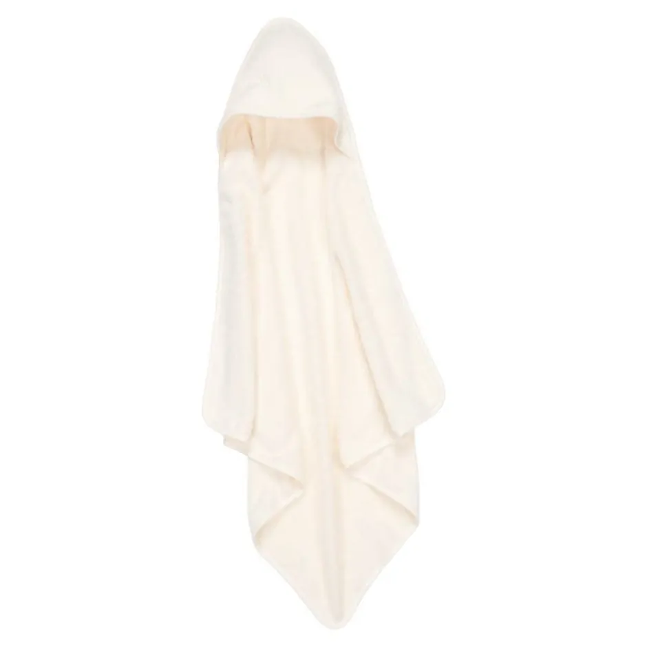 Little Dutch Badcape Baby|Omslagdoek^Badcape Pure Soft White - 75x75 cm