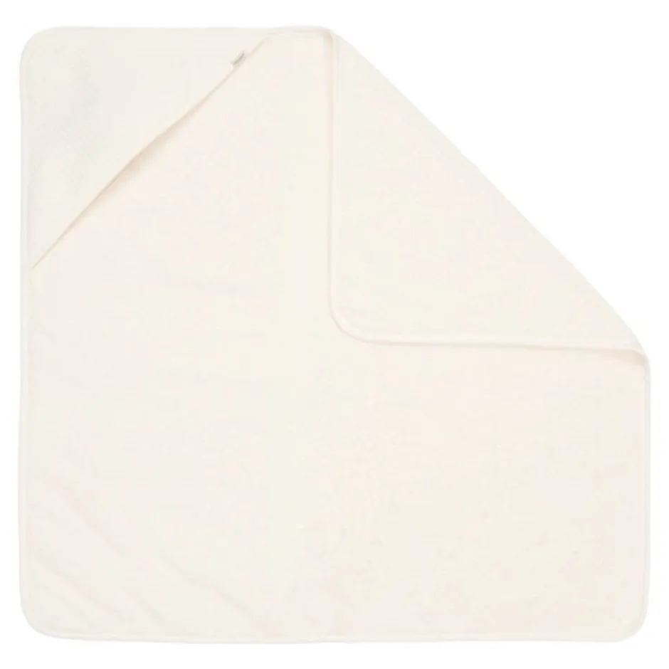 Little Dutch Badcape Baby|Omslagdoek^Badcape Pure Soft White - 75x75 cm