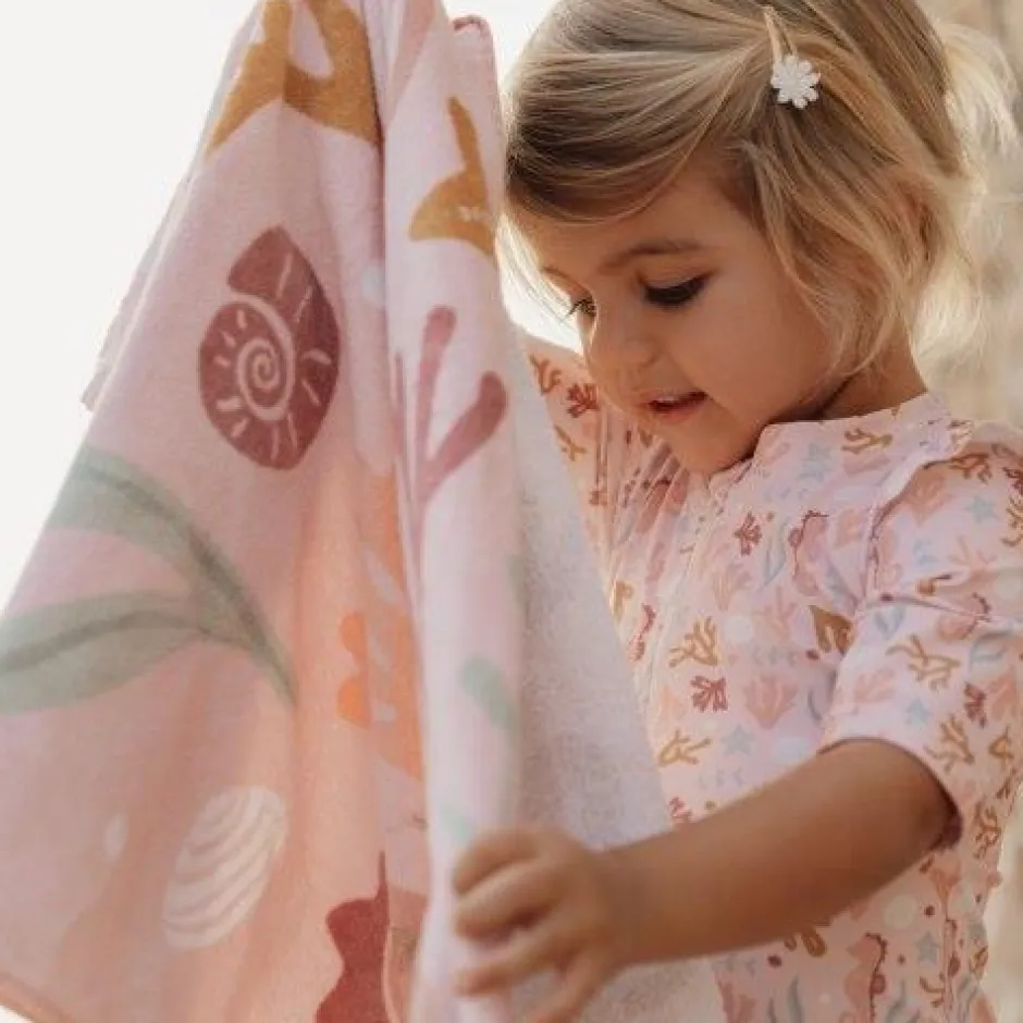 Little Dutch Badlakens^Badlaken - Roze - Ocean Dreams