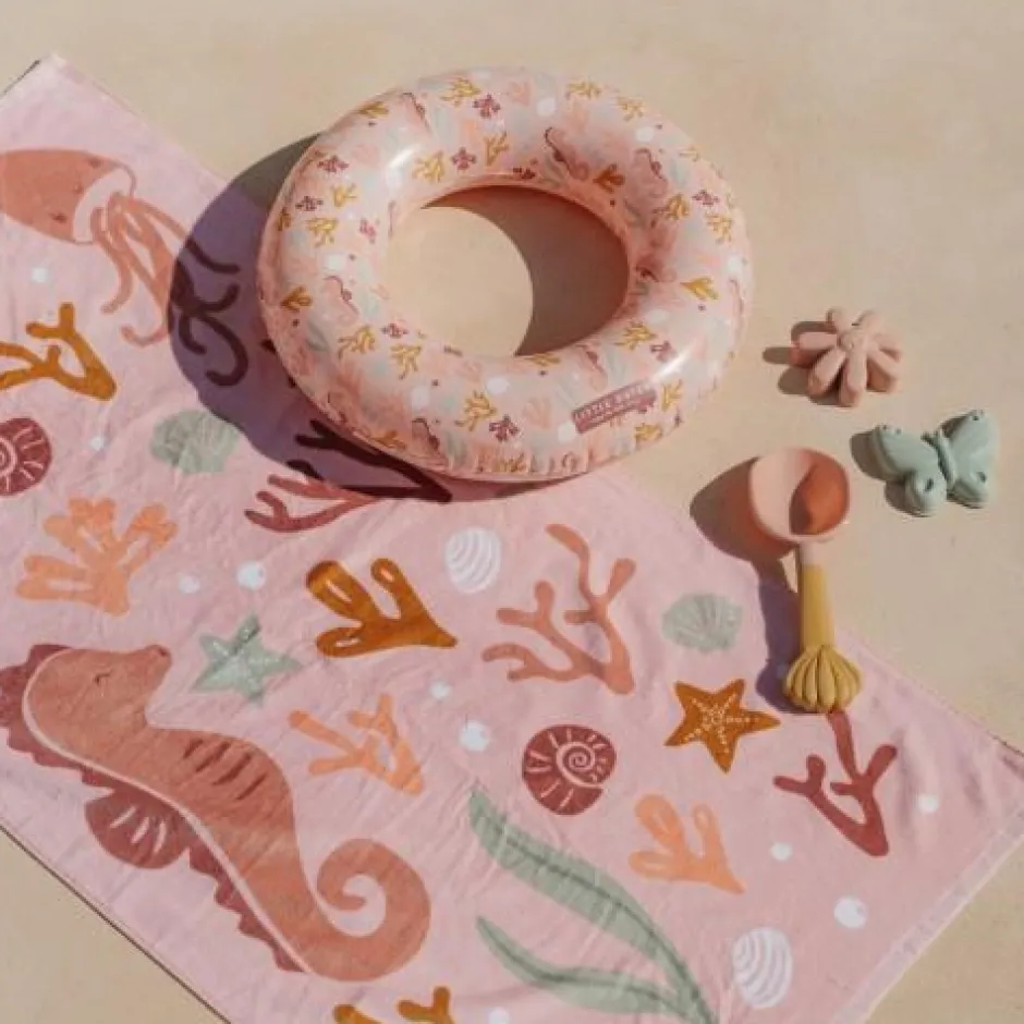 Little Dutch Badlakens^Badlaken - Roze - Ocean Dreams