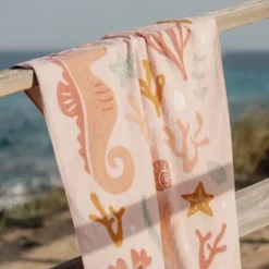 Little Dutch Badlakens^Badlaken - Roze - Ocean Dreams