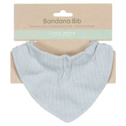 Little Dutch Slabbetjes^Bandana slab Pure Soft Blue