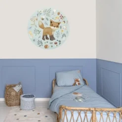 Little Dutch Decoratie|Behang^Behangcirkel - Meerkleurig - Forest Friends - Forest Wonders