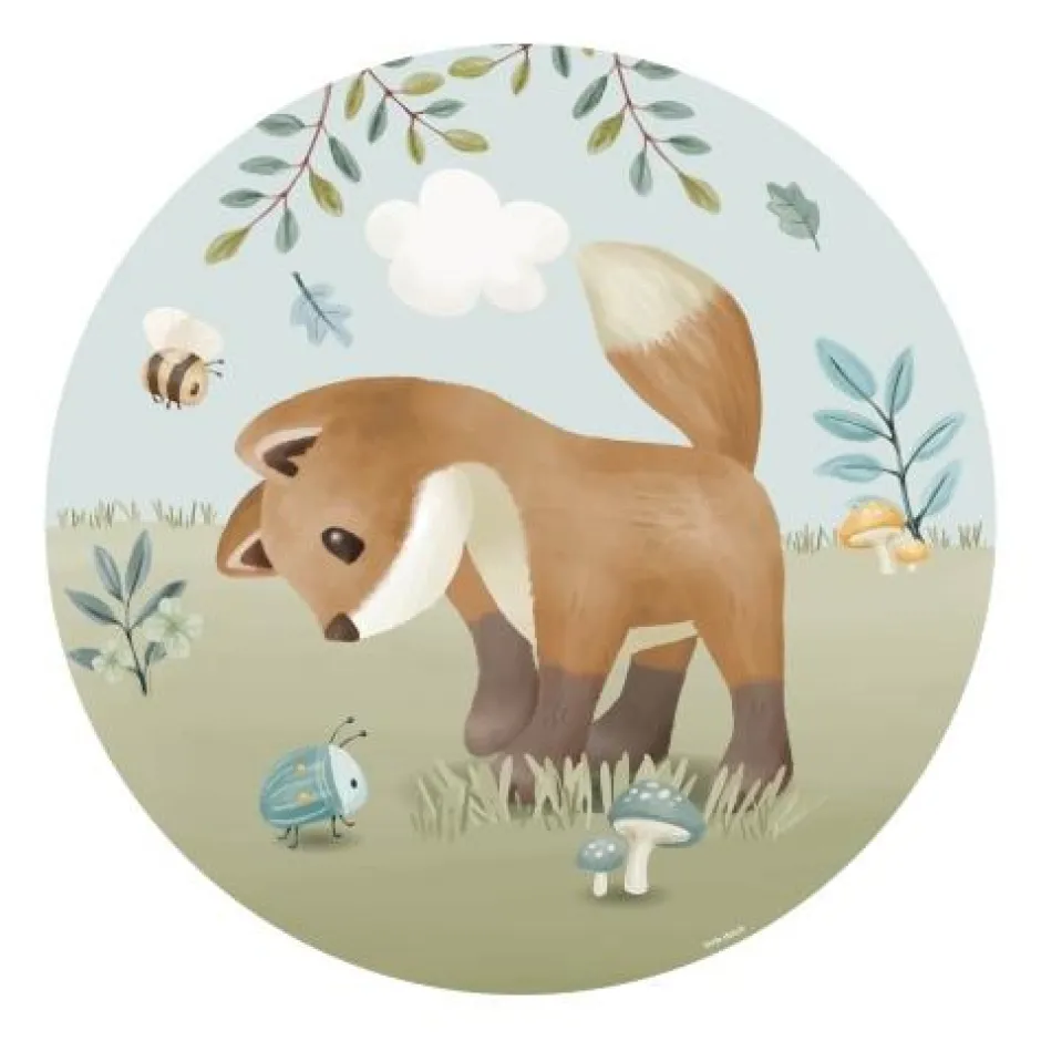 Little Dutch Behang|Decoratie^Behangcirkel - Meerkleurig - Forest Friends