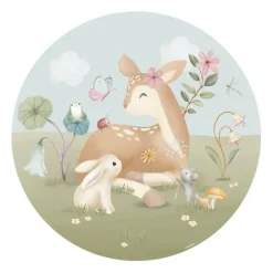 Little Dutch Decoratie|Behang^Behangcirkel - Meerkleurig - Fairy Garden