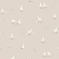 Little Dutch Behang|Decoratie^Behangstaal vliesbehang – Beige – Little Goose