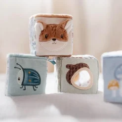 Little Dutch Educatief Speelgoed^Blokkenset - Blauw - Forest Friends