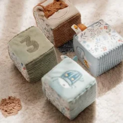 Little Dutch Educatief Speelgoed^Blokkenset - Blauw - Forest Friends