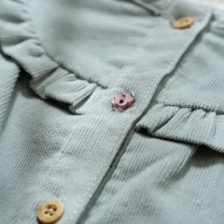 Little Dutch Kinderkleding|Meisjes Kleding^Blouse lange mouw - Groen - Fairy Garden