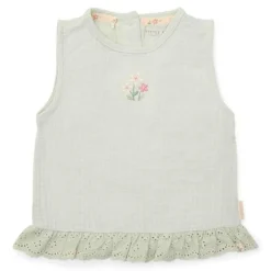 Little Dutch Meisjes Kleding|Kinderkleding^Blouse mouwloos - Groen - Fairy Garden