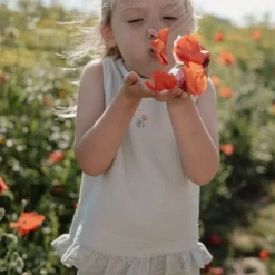 Little Dutch Meisjes Kleding|Kinderkleding^Blouse mouwloos - Groen - Fairy Garden