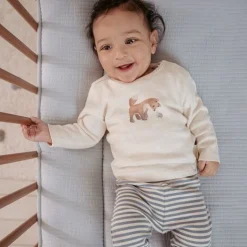 Little Dutch Jongens Kleding|Babykleding^Broek - Blauw - Forest Friends - Stripe