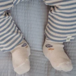 Little Dutch Jongens Kleding|Babykleding^Broek - Blauw - Forest Friends - Stripe