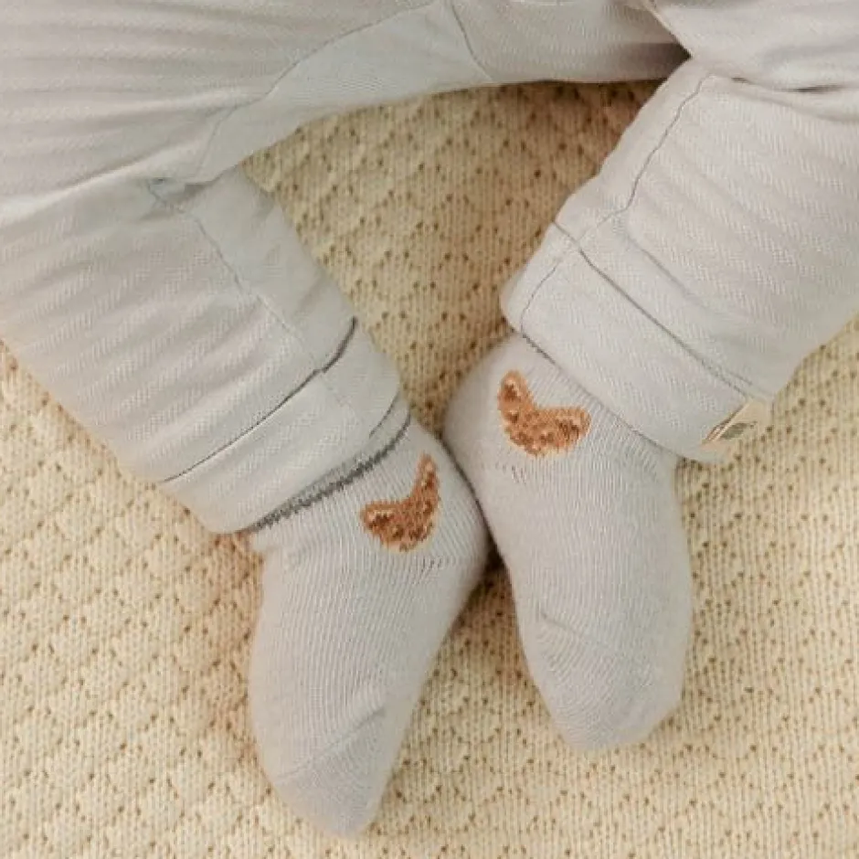 Little Dutch Jongens Kleding|Babykleding^Broek - Blauw - Forest Friends - Gestreept