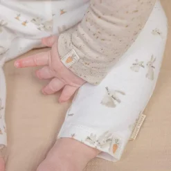 Little Dutch Babykleding^Broek - Wit - Newborn Naturals - Baby Bunny