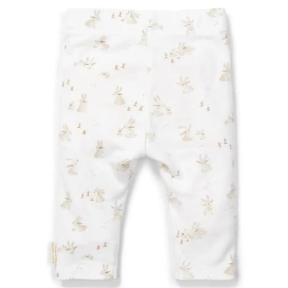 Little Dutch Babykleding^Broek - Wit - Newborn Naturals - Baby Bunny