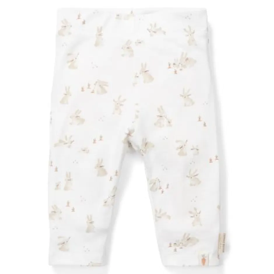 Little Dutch Babykleding^Broek - Wit - Newborn Naturals - Baby Bunny