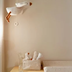 Little Dutch Commodemandjes|Decoratie^Commodemandje groot - Wit - Newborn Naturals - Little Goose