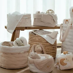 Little Dutch Commodemandjes|Decoratie^Commodemandje groot - Wit - Newborn Naturals - Little Goose