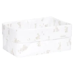 Little Dutch Commodemandjes|Decoratie^Commodemandje groot - Wit - Newborn Naturals - Baby Bunny