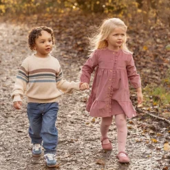 Little Dutch Jongens Kleding|Kinderkleding^Denim Broek - Blauw - Forest Friends