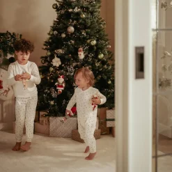 Little Dutch Pyjama's|Pyjama's^Eendelige kerst pyjama – Beige