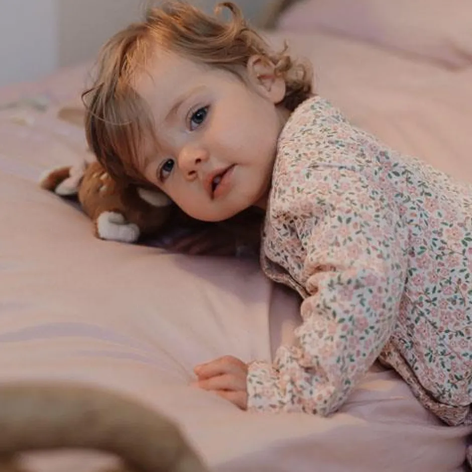 Little Dutch Pyjama's|Pyjama's^Eendelige pyjama - Roze - Fairy Garden - Fairy Floral