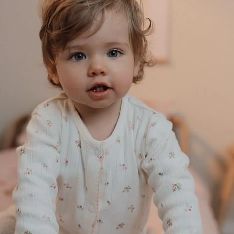 Little Dutch Pyjama's|Pyjama's^Eendelige pyjama - Wit - Fairy Garden - Fairy Blossom