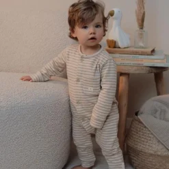 Little Dutch Pyjama's|Pyjama's^Eendelige pyjama - Zand - Gestreept